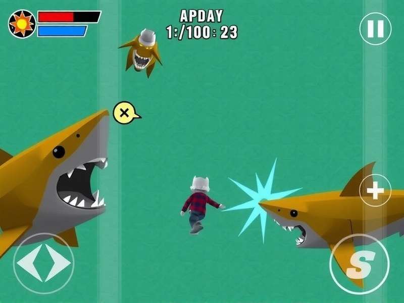 Shark Siege Gameplay Screenshot